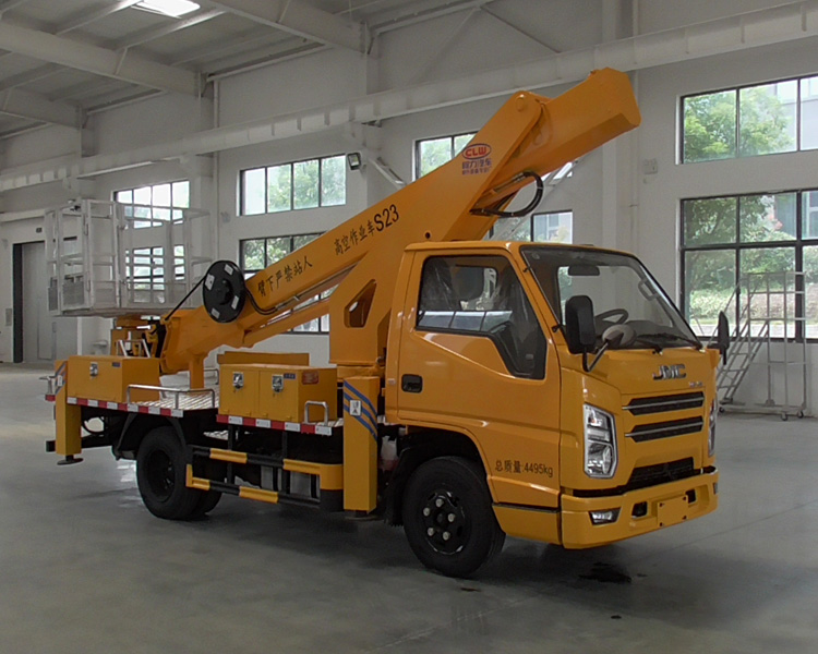 藍牌27米直臂伸縮式   高空作業(yè)車